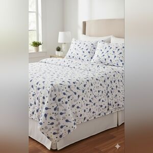 NWT! Kate Spade Queen Sheet Set - Tennis Theme - 100% Cotton